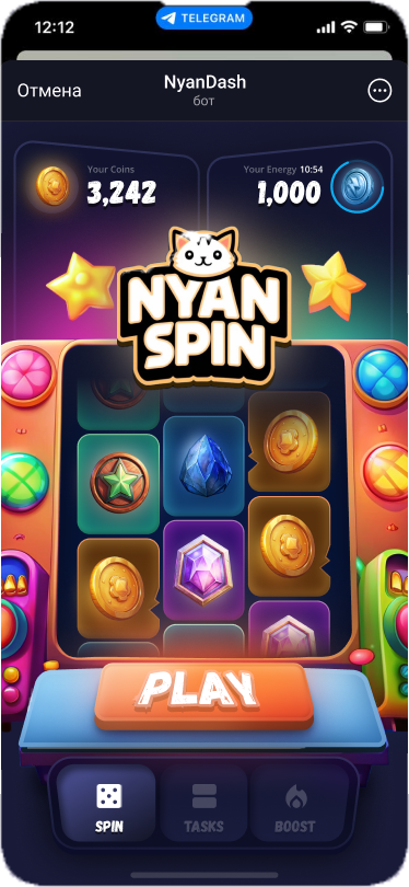 Nyan Spin UI Concept 1