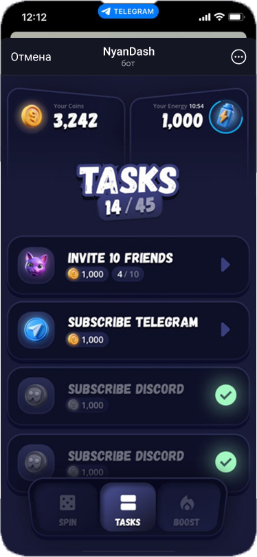 Nyan Spin UI Concept 2