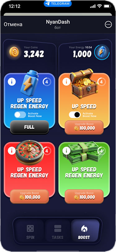 Nyan Spin UI Concept 2